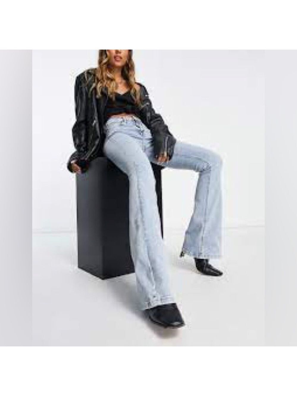 Topshop Jamie Flare Jeans